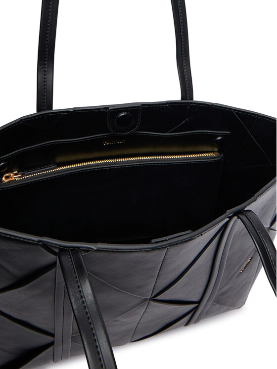 Calvin Klein Calvin Klein Kabelka Woven Medium Carryall LV04F3548G Černá
