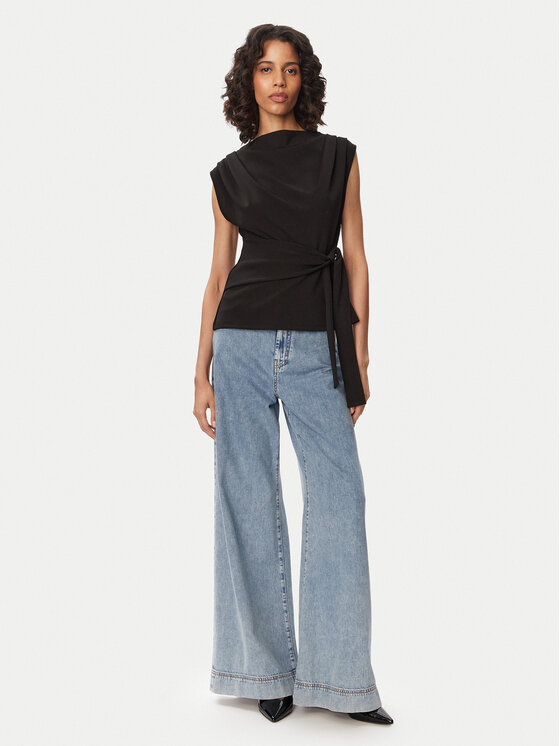 French Connection French Connection Μπλουζάκι Zion 769C5 Μαύρο Slim Fit