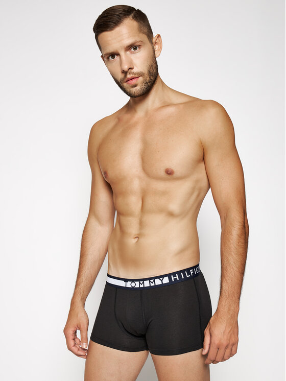 Tommy Hilfiger Tommy Hilfiger Komplet 3 par bokserek UM0UM01234 Czarny