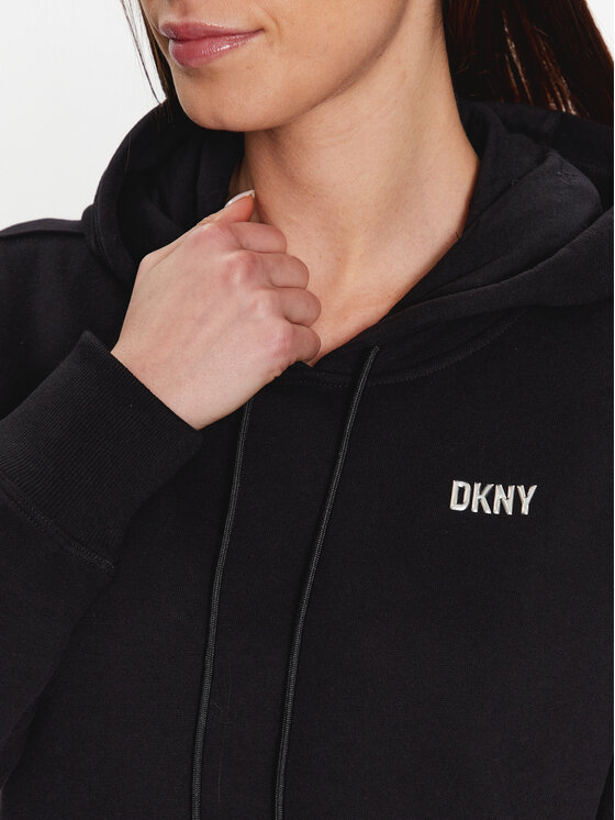 DKNY Sport DKNY Sport Majica dugih rukava DP2T9057 Crna Classic Fit