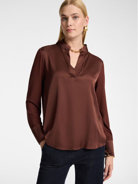 Elena Mirò Elena Mirò Koszula G055Z000706N022 Brązowy Regular Fit