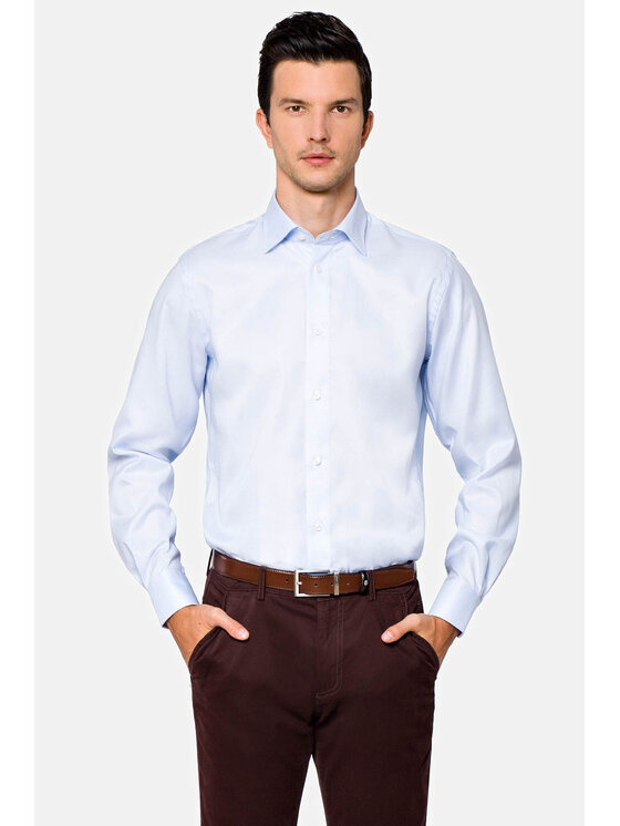 Lancerto Lancerto Koszula Hazel 2 KO073120000019 Błękitny Regular Fit