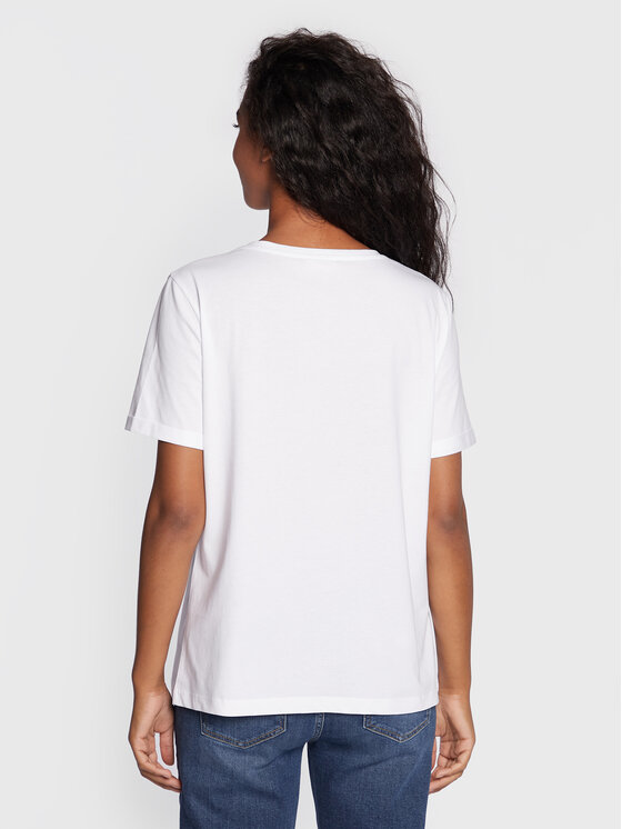 T-shirt WF2382 J5923 Bianco Regular Fit