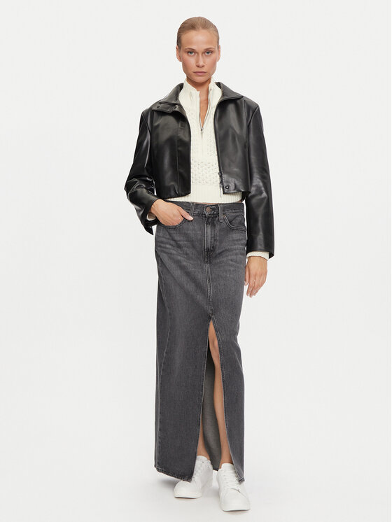 Levi's® Levi's® Farmer szoknya A7512-0003 Fekete Regular Fit