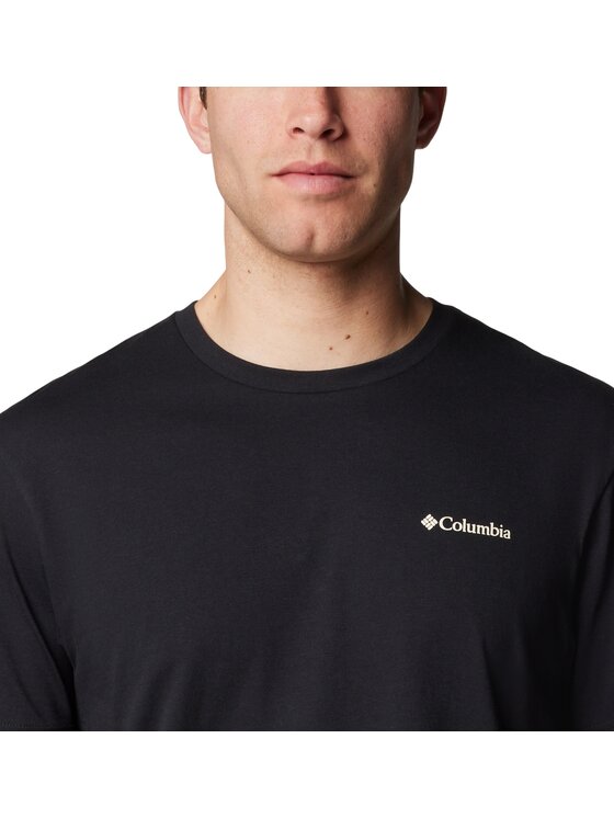 Columbia Columbia T-Shirt 183404 Czarny Regular Fit