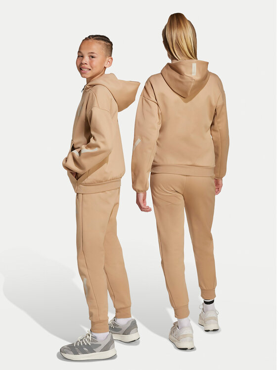 adidas adidas Долнище анцуг Z.N.E. JW4002 Бежов Tapered Leg