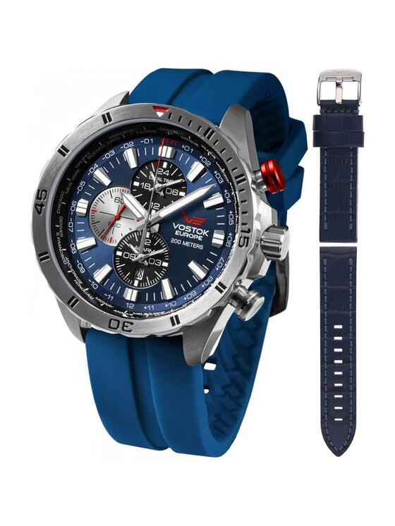 Vostok Europe Vostok Europe Zegarek YM26-320A652SB Niebieski