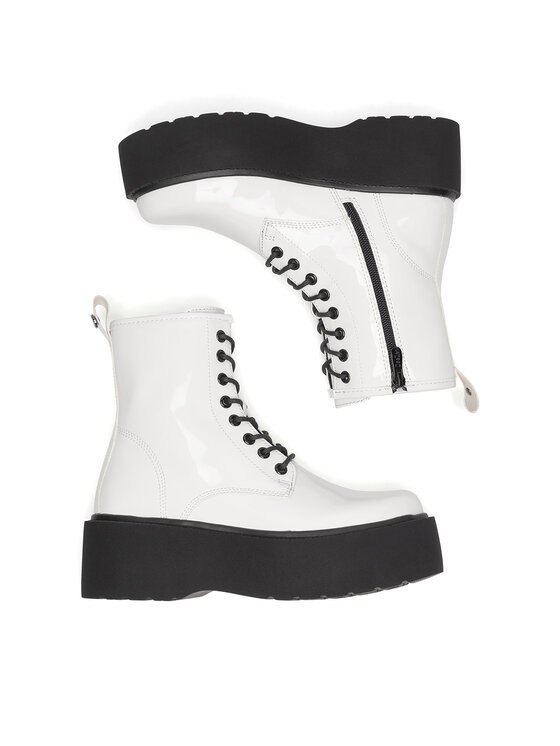 DeeZee DeeZee Botine WS101-08A Alb