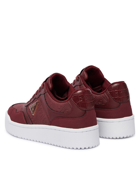 Guess Guess Sneakersy FLFMR9 FAL12 Bordó