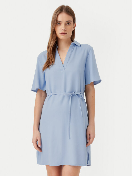 JDY Každodenné šaty Olli 15341086 Modrá Regular Fit