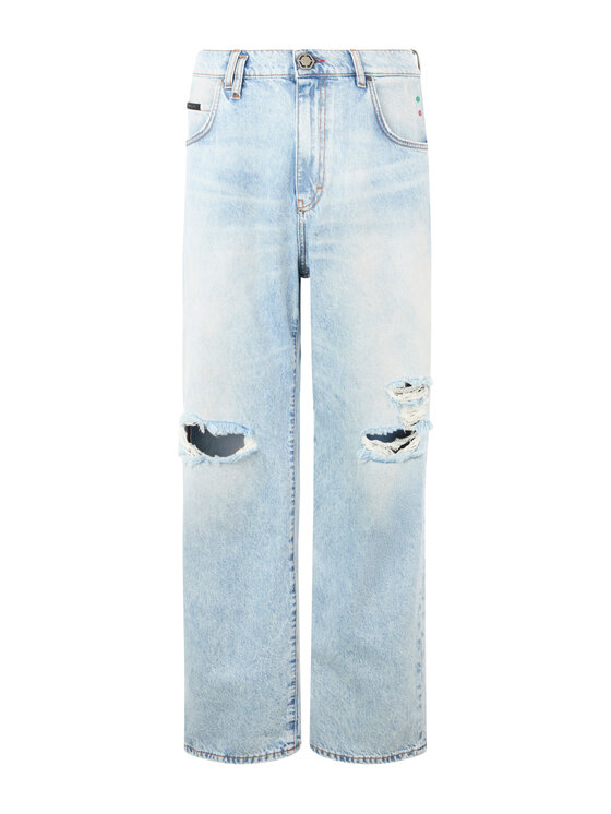 PHILIPP PLEIN PHILIPP PLEIN Jeansy 30582 Niebieski Loose Fit
