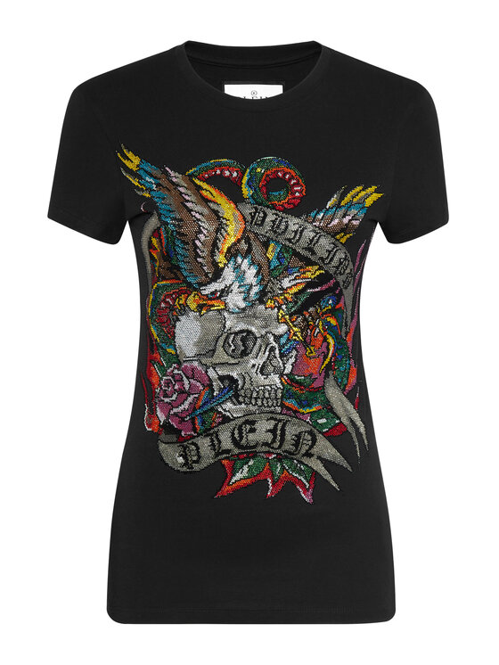 PHILIPP PLEIN PHILIPP PLEIN T-shirt 14903 Nero Regular Fit