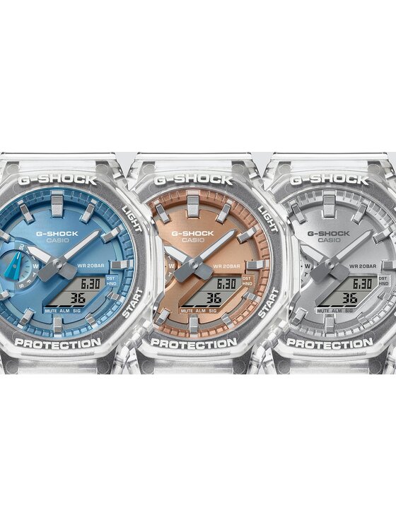 Casio Casio Zegarek GA-2100BM-7A2ER Przezroczysty