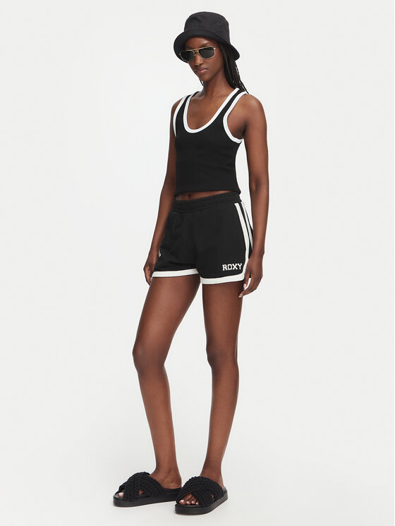 Roxy Roxy Sportiniai šortai Essential Energy ERJFB03441 Juoda Regular Fit