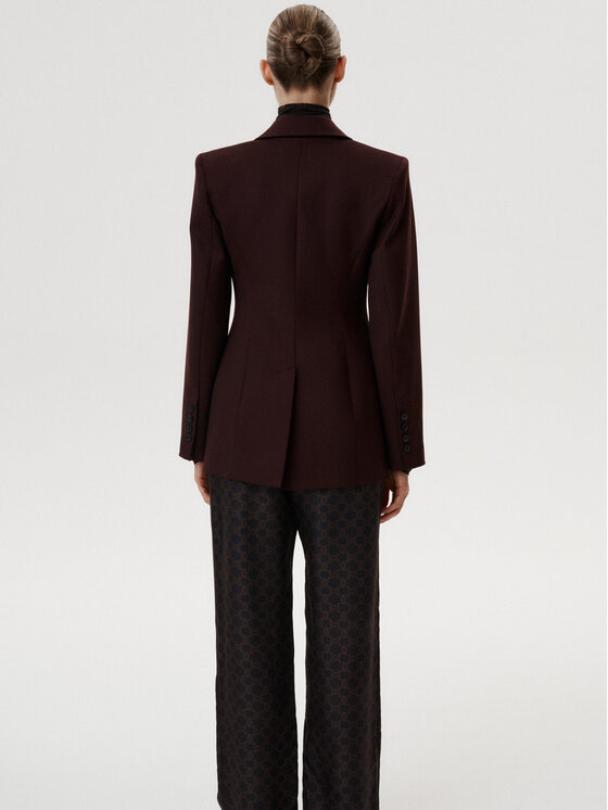 MARI PRETI MARI PRETI Sako Serene Bordó Slim Fit