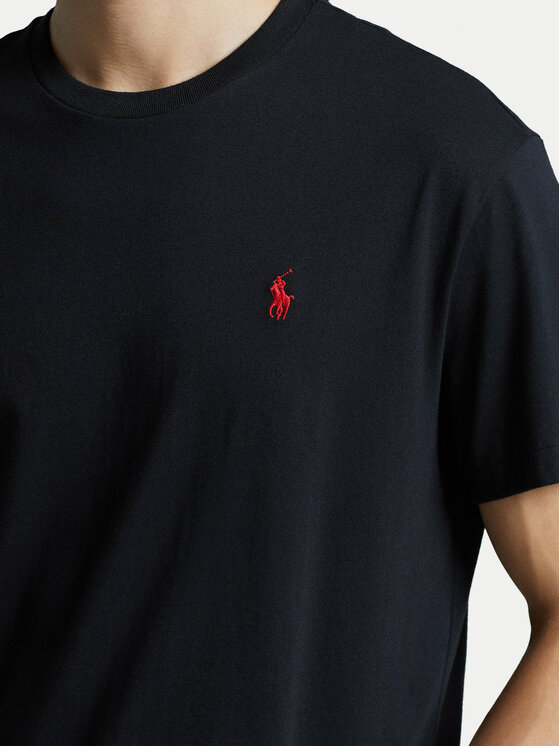 Polo Ralph Lauren Polo Ralph Lauren Marškinėliai Bsr 710680785 Juoda Custom Slim Fit