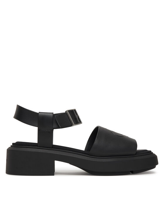 Calvin Klein Calvin Klein Szandál Chunky Sandal Lth Mg HW0HW03131 Fekete