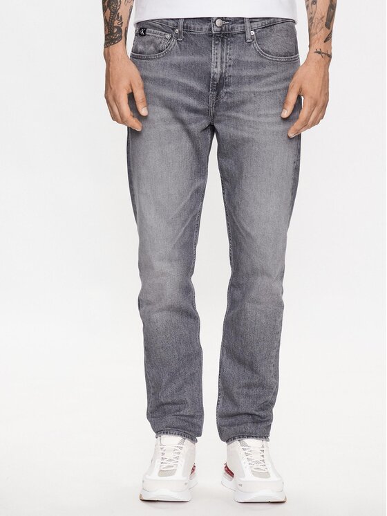 Calvin Klein Jeans Calvin Klein Jeans Jeansy J30J323363 Šedá Slim Taper Fit