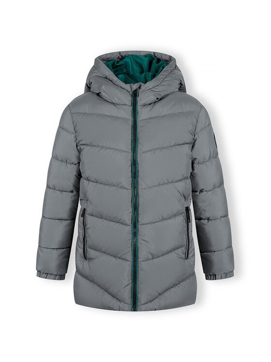 Kurtka zimowa MINOTI, Rozmiar 122/128, Szary, 15coat 20