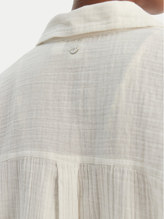 Roxy Roxy Πουκάμισο Morning Time ERJWT03674 Εκρού Relaxed Fit