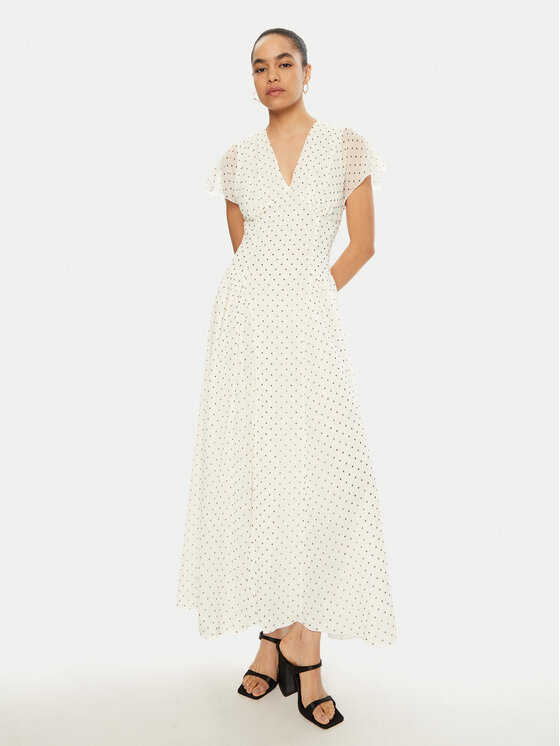 ROTATE ROTATE Повсякденна сукня 114227 Білий Regular Fit