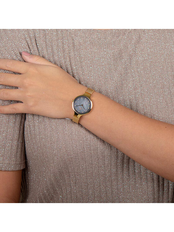 Obaku Obaku Zegarek V173LXGJMG Złoty