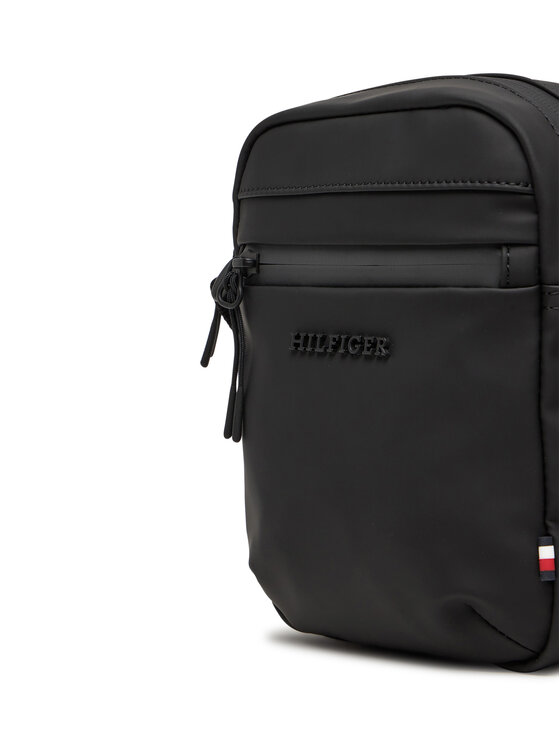 Tommy Hilfiger Tommy Hilfiger Τσαντάκι Th Tpu Mini Reporter AM0AM13498 Μαύρο
