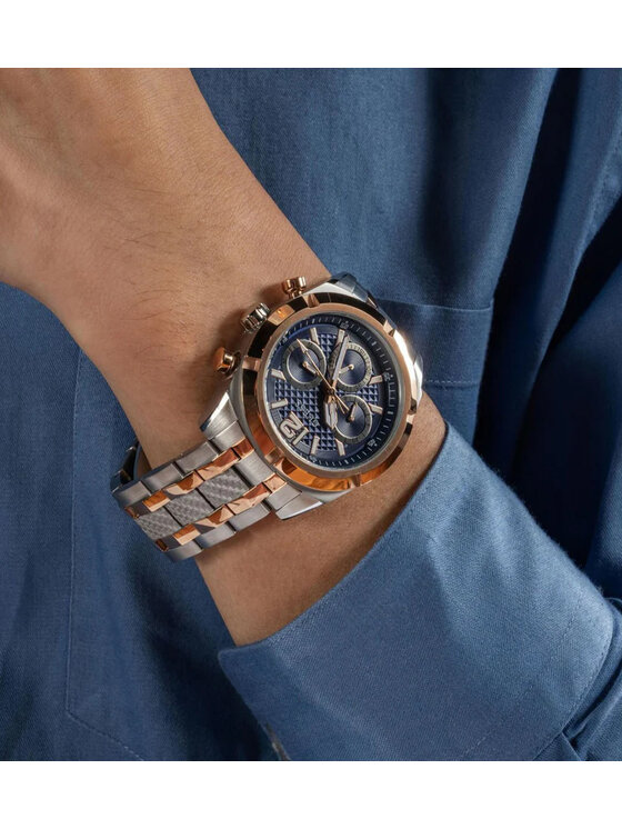 Guess Guess Zegarek GW0714G3 Różowe złoto