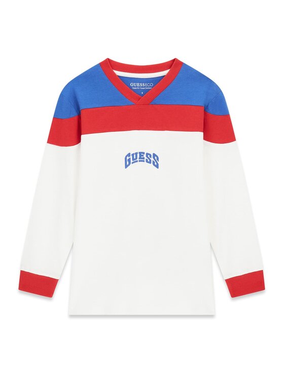Guess Kids Guess Kids T-Shirt 183040 Biały Classic Fit