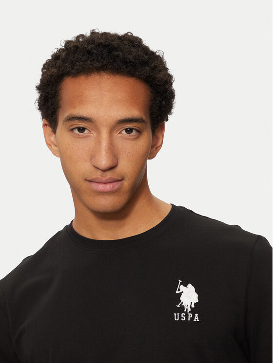U.S. Polo Assn. U.S. Polo Assn. Tričko MUP3311 Čierna Slim Fit