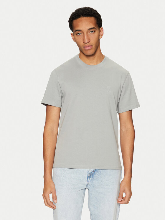 AMI Paris AMI Paris Тишърт UTS027.726 Сив Regular Fit