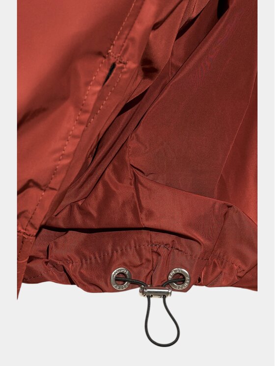 MADE BY SOCIETY MADE BY SOCIETY Kurtka anorak Quiet Street - J17656 Czerwony ciemny Basic Fit
