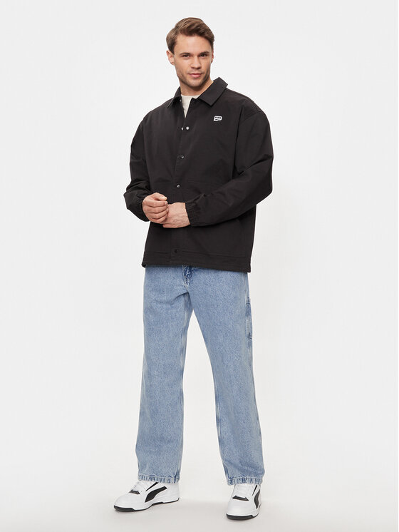 Puma Puma Kurtka przejściowa Downtown 623695 Czarny Loose Fit