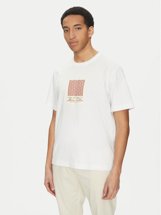Jack & Jones Jack & Jones T-Shirt Islington 12273019 Biały Loose Fit