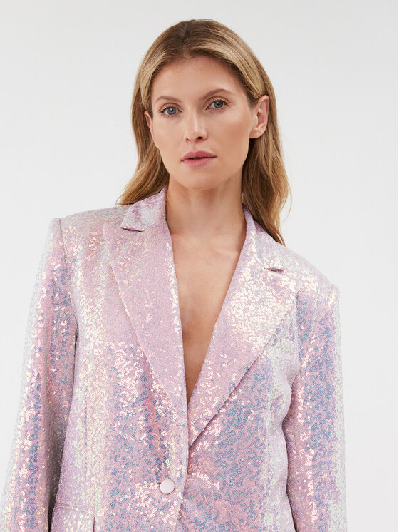 ROTATE ROTATE Bleizers Sequin 1113712208 Rozā Oversize