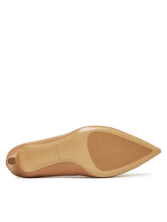 Aigner Aigner Čevlji z visoko peto Madonna 8A 1251260 Rjava