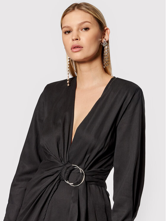 IRO IRO Kokteilinė suknelė Hela Juoda Slim Fit