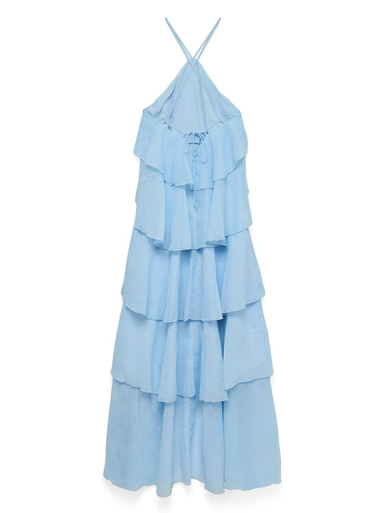 Vero Moda Vero Moda Letní šaty Delillah 10338846 Světle modrá Regular Fit
