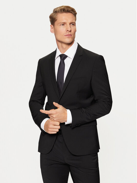 HUGO HUGO Kravata 50535335 Tamnoplava