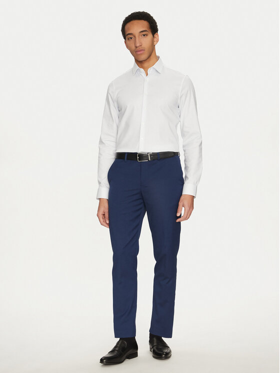 Calvin Klein Calvin Klein Košeľa K10K114307 Biela Slim Fit
