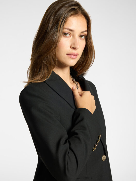 Elena Mirò Elena Mirò Marynarka Q009Z000001N033 Czarny Regular Fit
