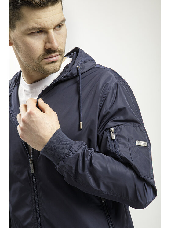 Cross Jeans Cross Jeans Kurtka przejściowa 40272-001 Granatowy Regular Fit