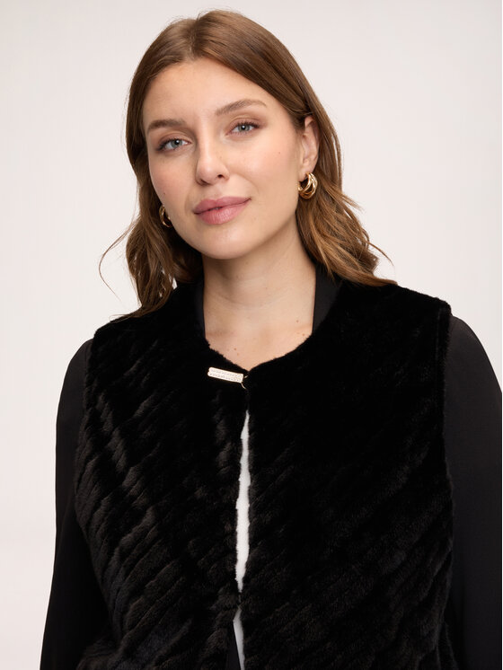 Fiorella Rubino Fiorella Rubino Cappotto invernale S061E003978N033 Nero Regular Fit