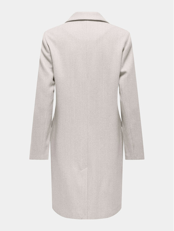 ONLY ONLY Cappotto di transizione Nancy 15292832 Bianco Regular Fit