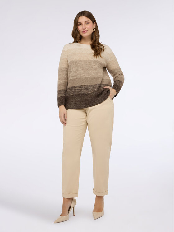 Fiorella Rubino Fiorella Rubino Maglione M060L008323N0V2 Crema Regular Fit