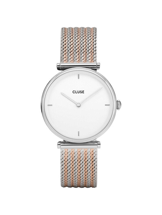 Cluse Cluse Zegarek CL61001 Srebrny