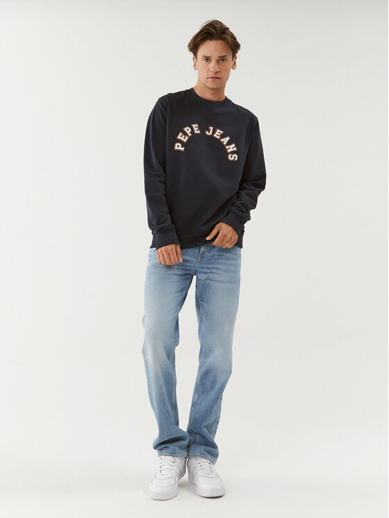 Pepe Jeans Pepe Jeans Bluza Westend Sweat PM582524 Granatowy Regular Fit