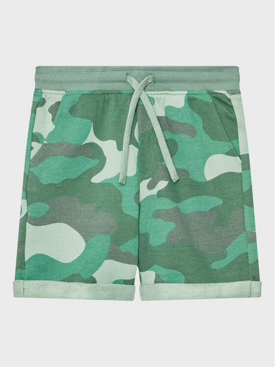 United Colors Of Benetton Športové kraťasy 38NZC901J Zelená Regular Fit