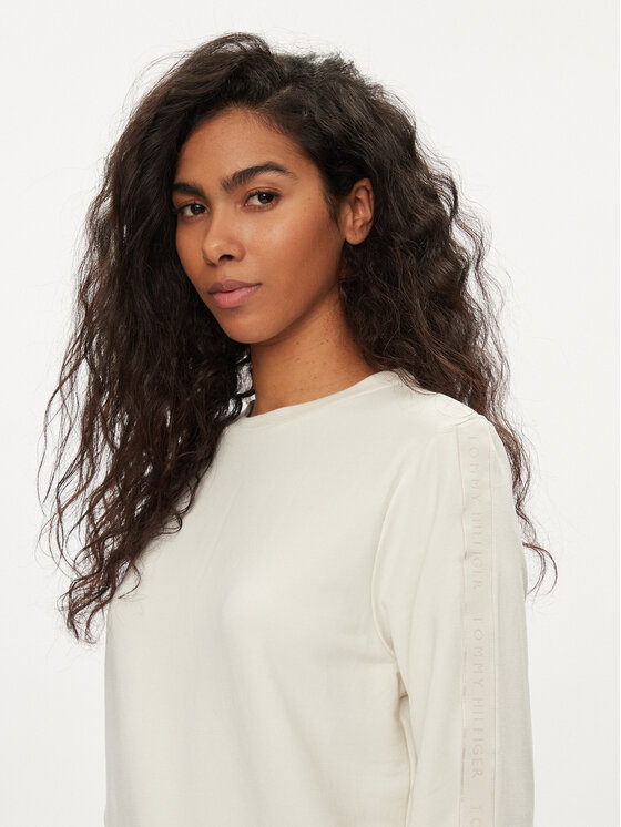 Tommy Hilfiger Tommy Hilfiger Bluza UW0UW04784 Écru Regular Fit
