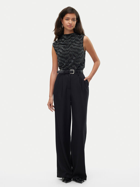 Vero Moda Vero Moda Μπλουζάκι Lucy 10316749 Μαύρο Regular Fit